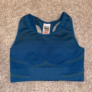 Blue Gymshark Sports Bra